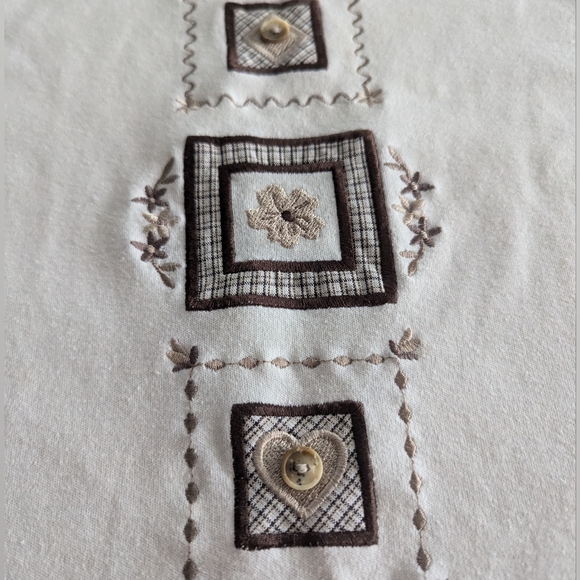 Y2K Vintage BonWorth Oversized Embroidered Tee - Picture 1 of 7